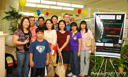 Cebu Stamp Club members at Cory Aquino exhibit